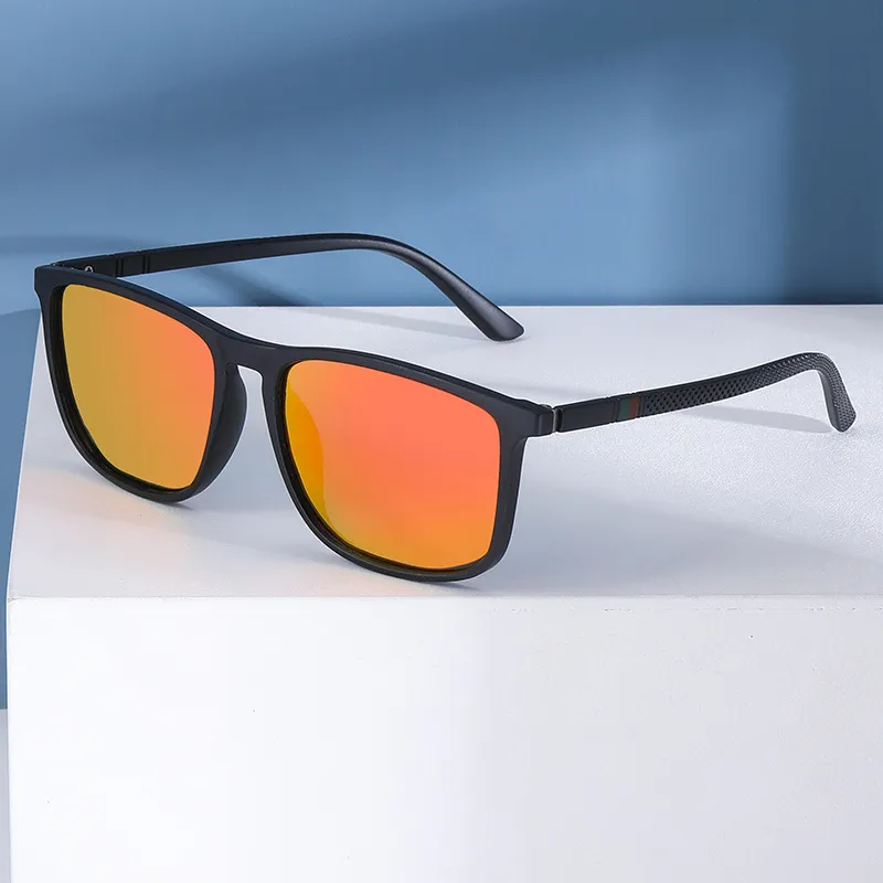Stylish Men's Polarized Mirrored Sunglasses – Premium Sports Driving Glasses with UV400, Outdoor Cycling Shades for Active Lifestyles